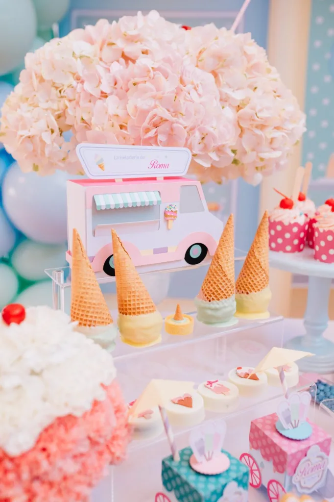 candy-bar-gelateria-baby-shower-roma-monxos-catering Candy bar amb gelateria en un baby shower