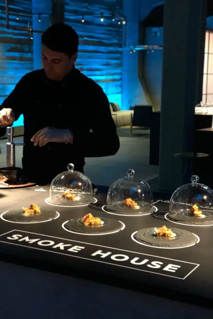 smoke-house-live-cooking-station svg+xml;charset=utf